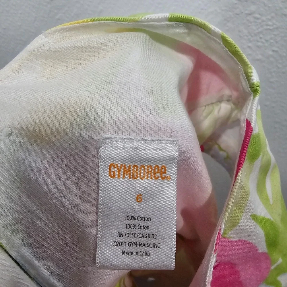 Gymboree Floral Dress with a Bow Girls Size 6‎